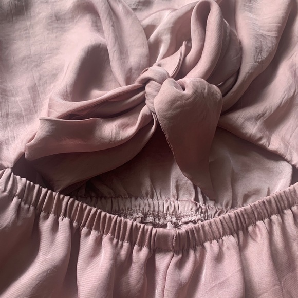 SHOW ME YOUR MUMU TIE FRONT ROMPER - Picture 3 of 7